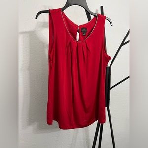 Red blouse, size large, Worthington brand
